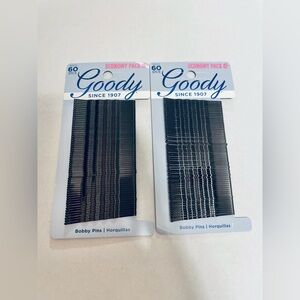 Brand New Never Used 2 60-ct. Packs of Goody Black Bobby Pins (120-ct. Total)